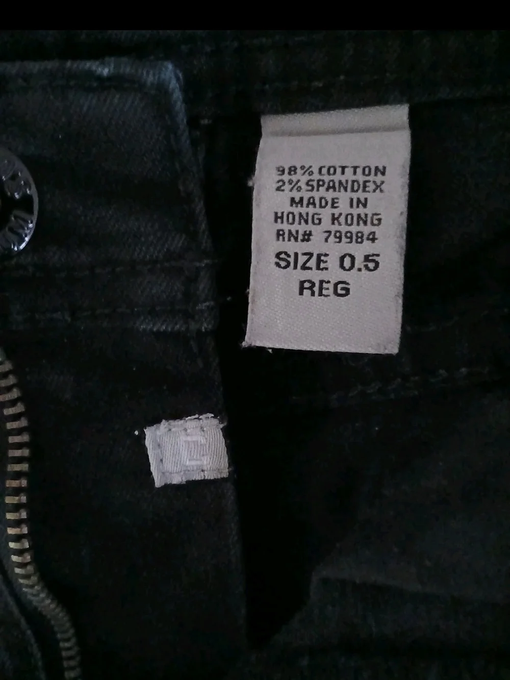 Chicos Black Women's Jeans with Studded Back Pockets - Sz 6 Regular Inseam 31